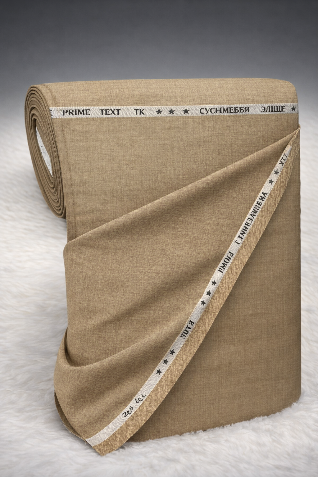 Sand Beige Unstitched 2 Piece Premium Suiting