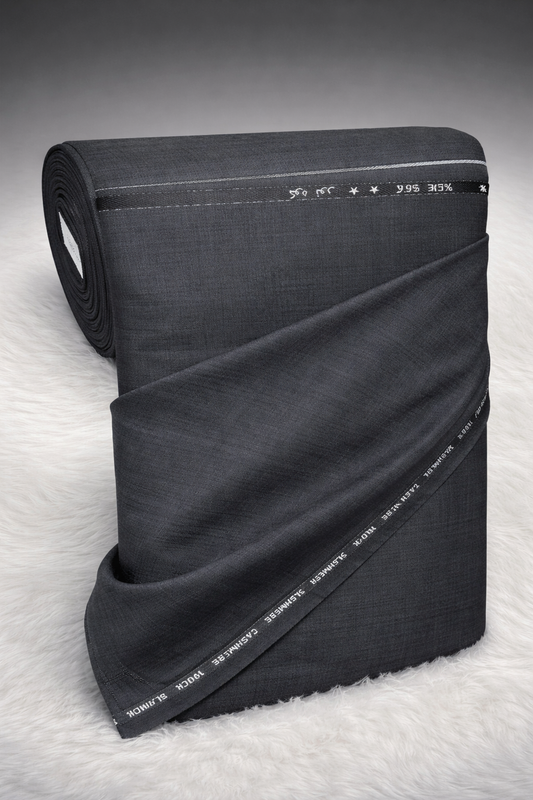 Charcoal Grey Unstitched 2 Piece Luxury Suiting